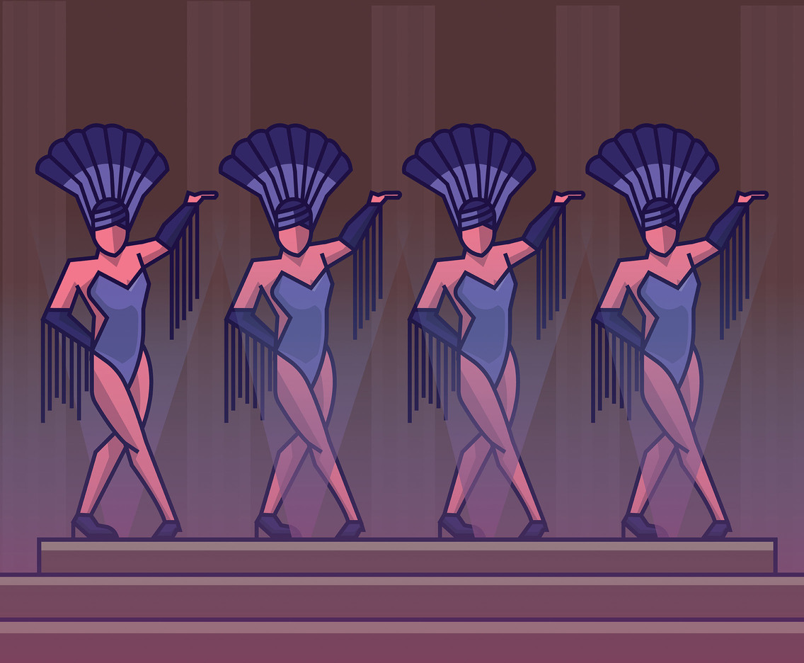 Burlesque Dance Vector