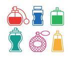 Fragrance vector icons 