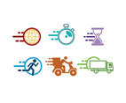 Express Time Icons Vector