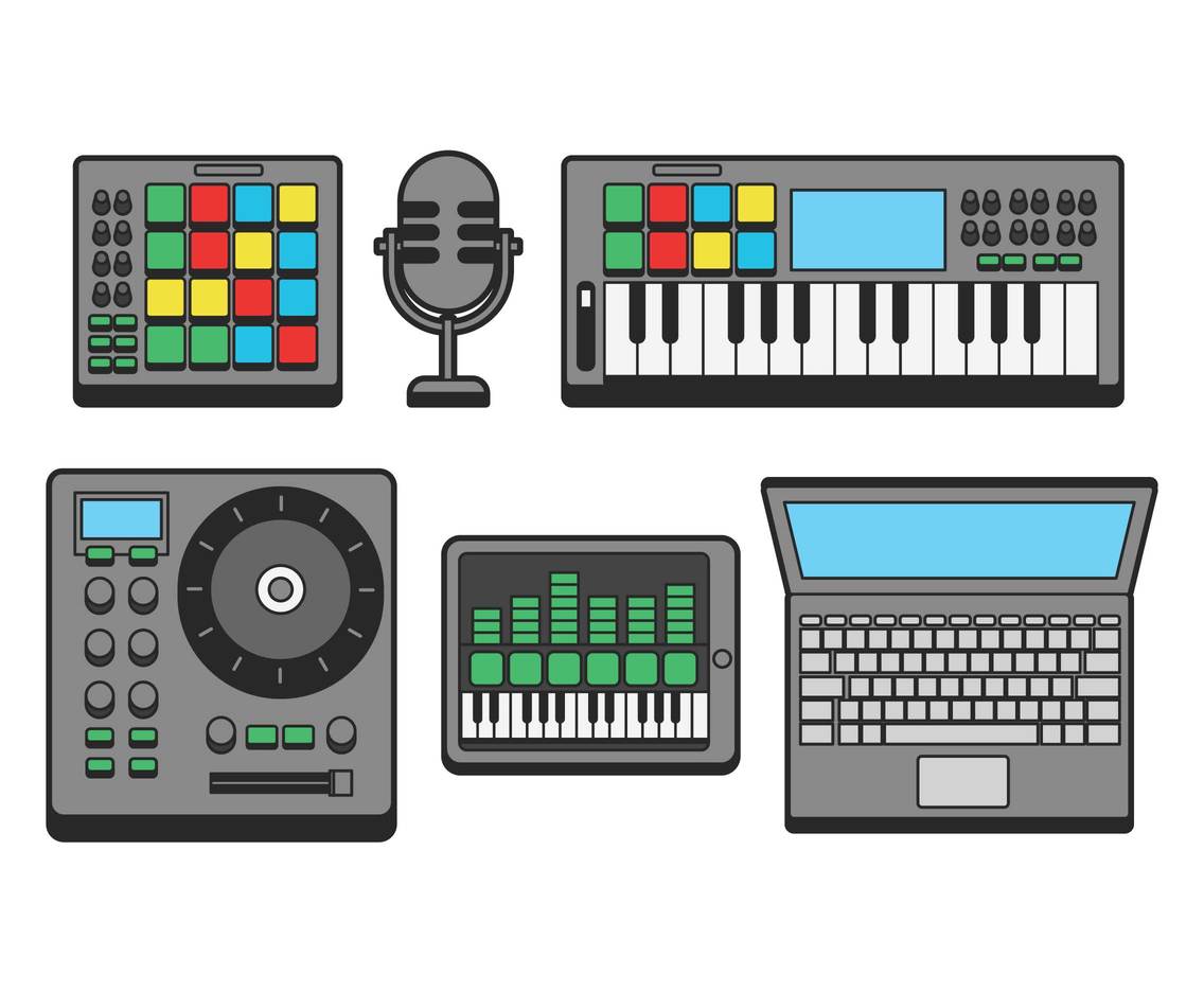 Dubstep vector set