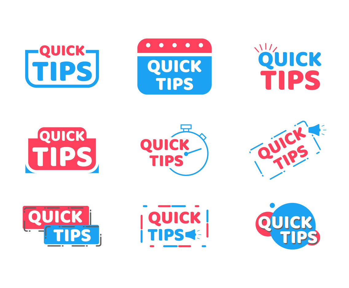 Quick tips badge