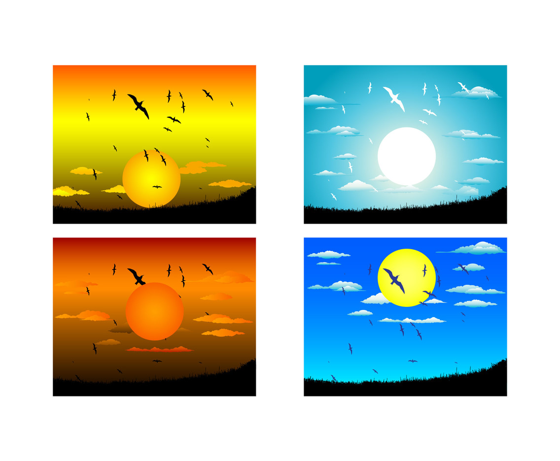 Flock of Birds Backgrounds