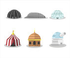 Dome Vector in Flat Design
