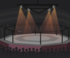 Boxing Arena Vector