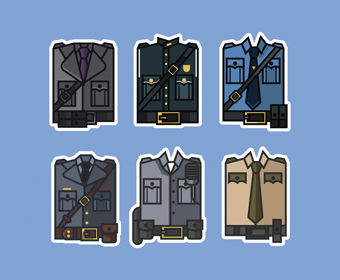 Trooper Outfit Vector