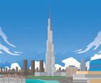 Saudi Burj Khalifa Vector