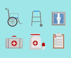 Physical Therapy Icons Vector