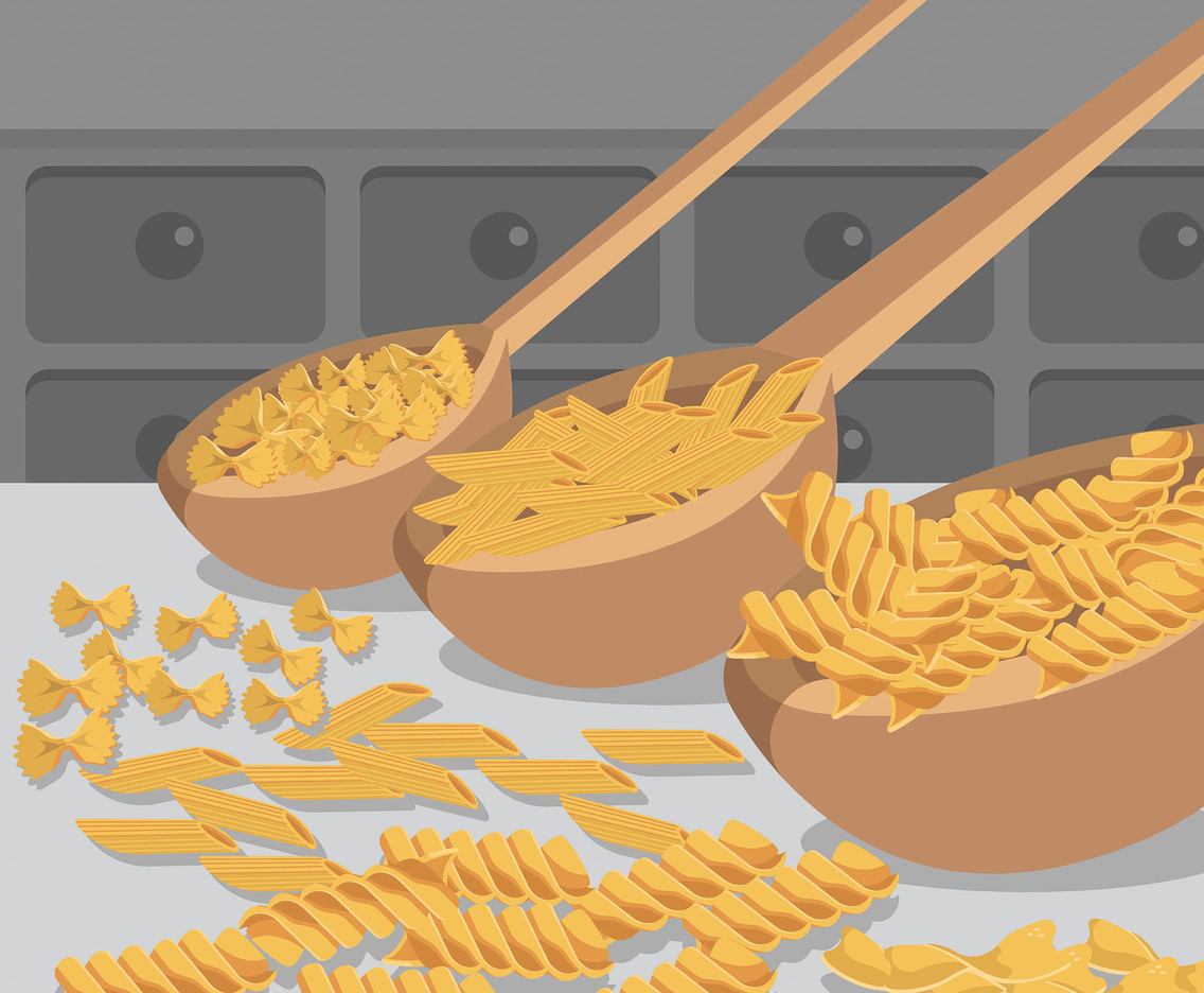 Dried Pasta Vector