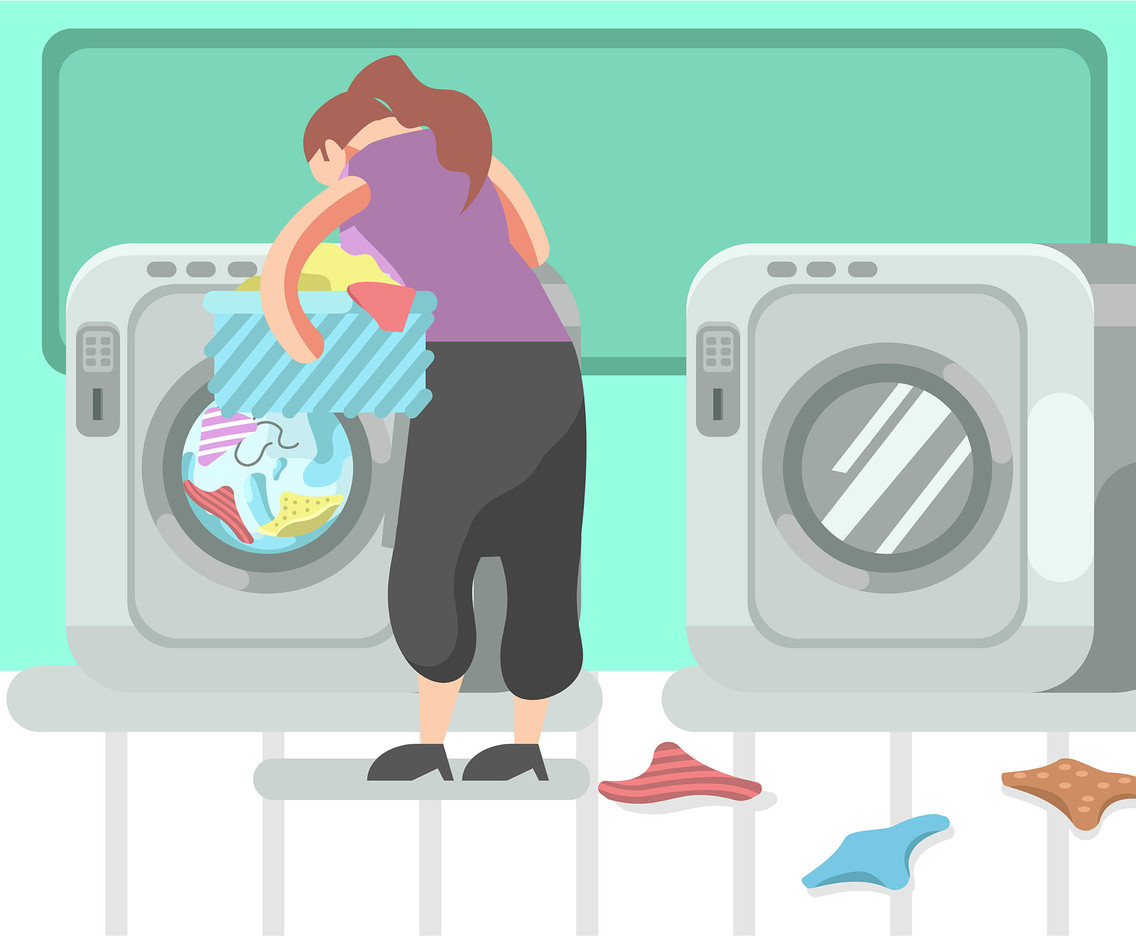 Washing Panties Vector