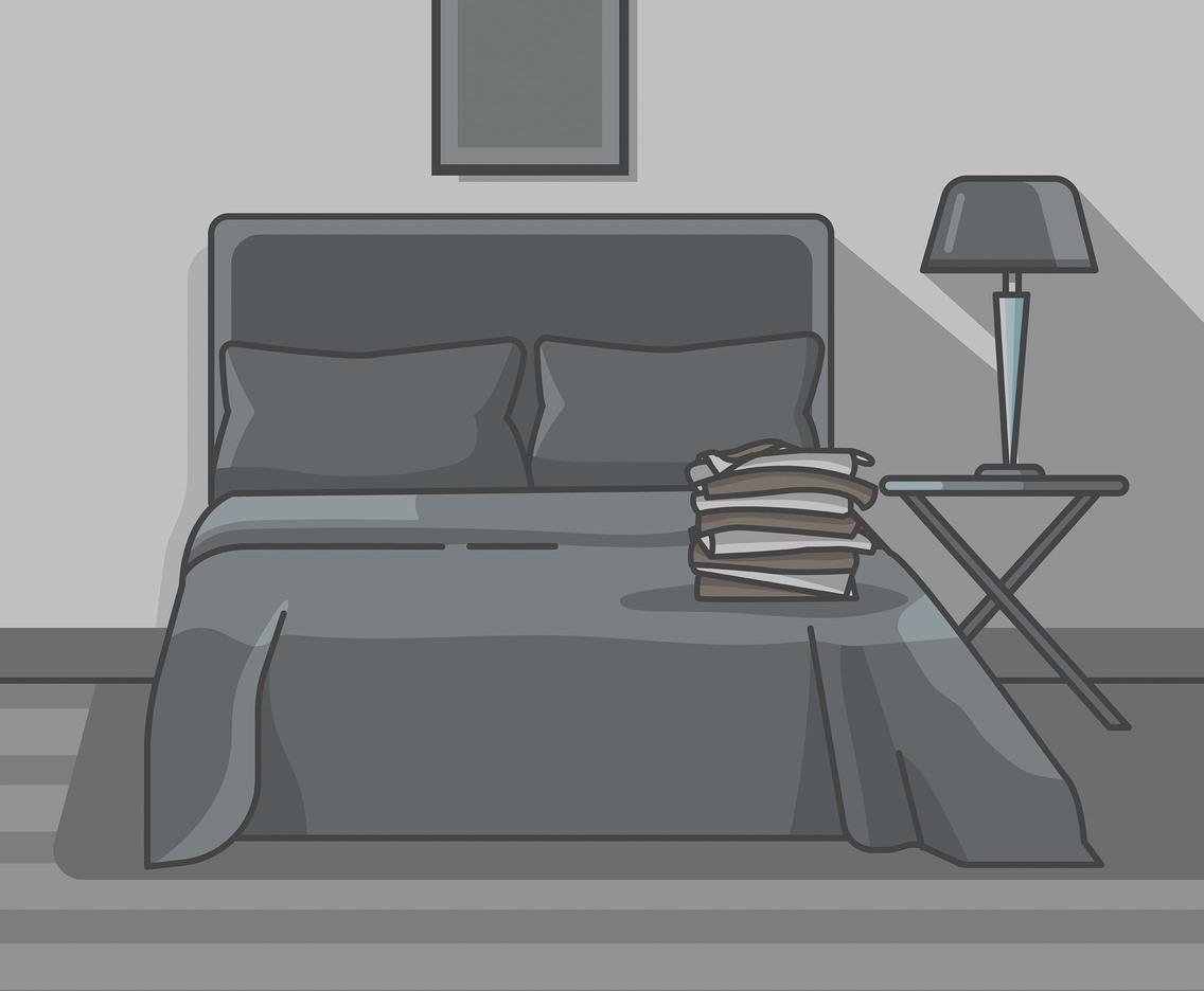 Gray Blanket Vector