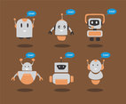 Chatbot Icons Vector