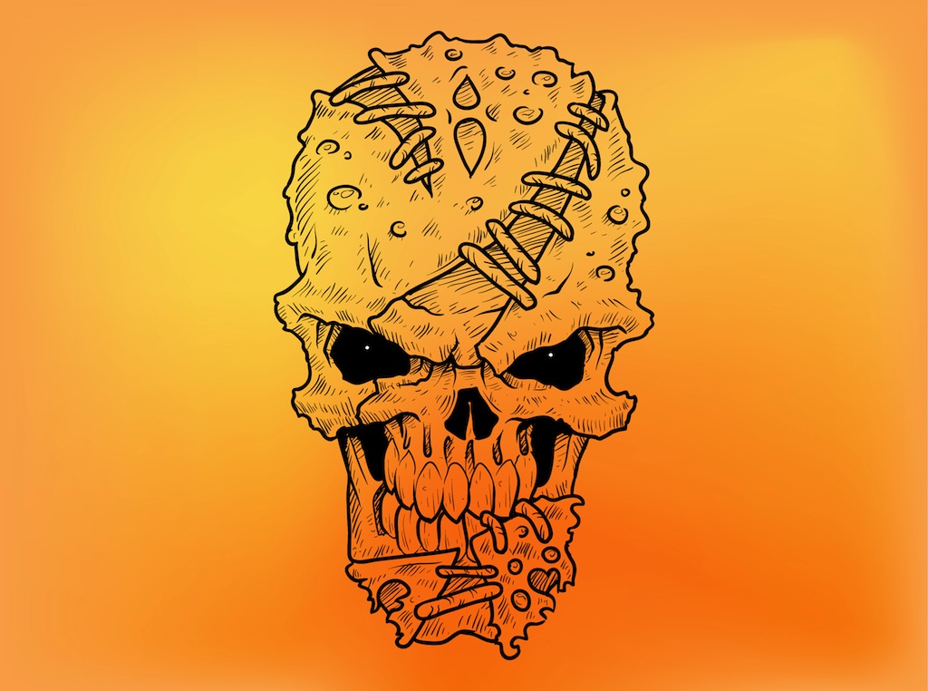 Zombie Skull