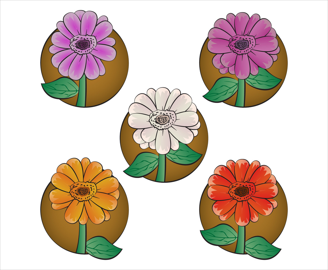 Handrawn Gerbera