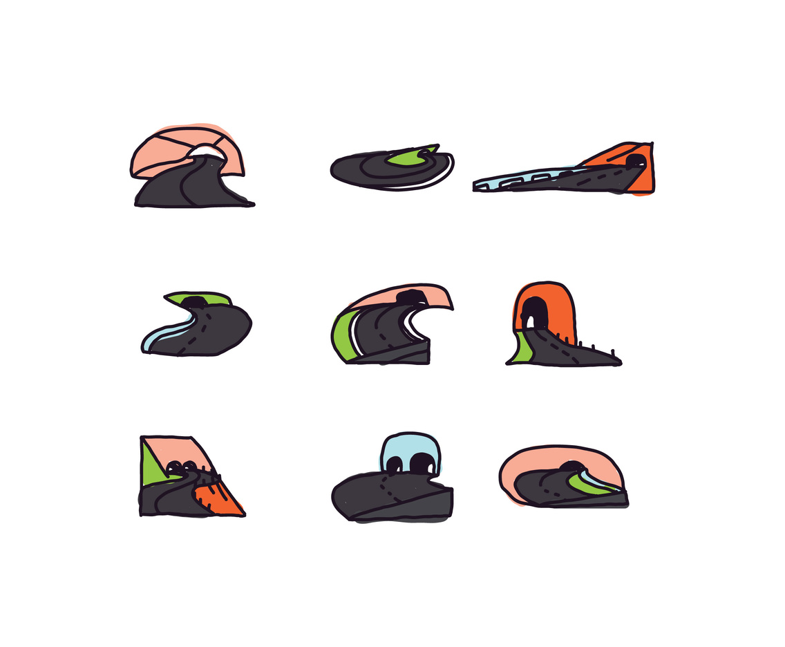Doodled Tunnels