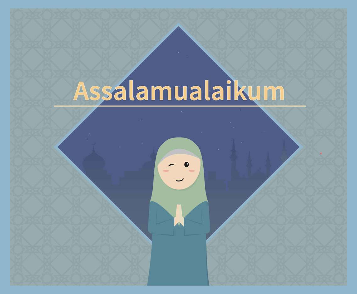 Assalamualaikum Illustration