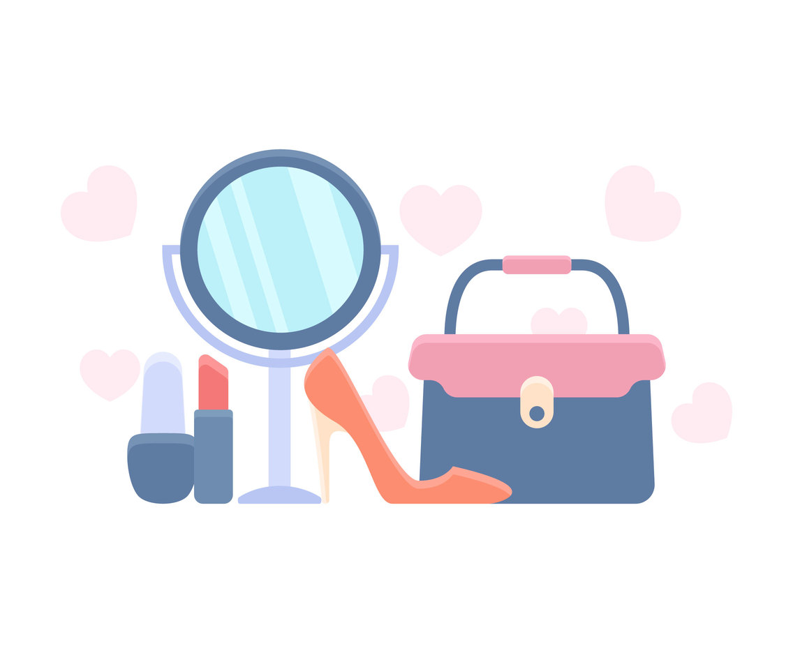 Feminine Accessories Vectors
