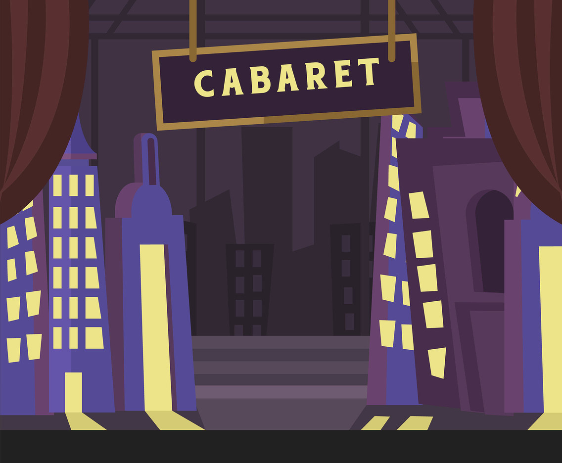 Cabaret Stage Vector