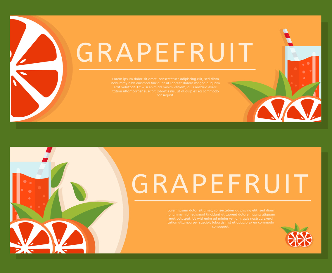 Grapefruit Card Label 