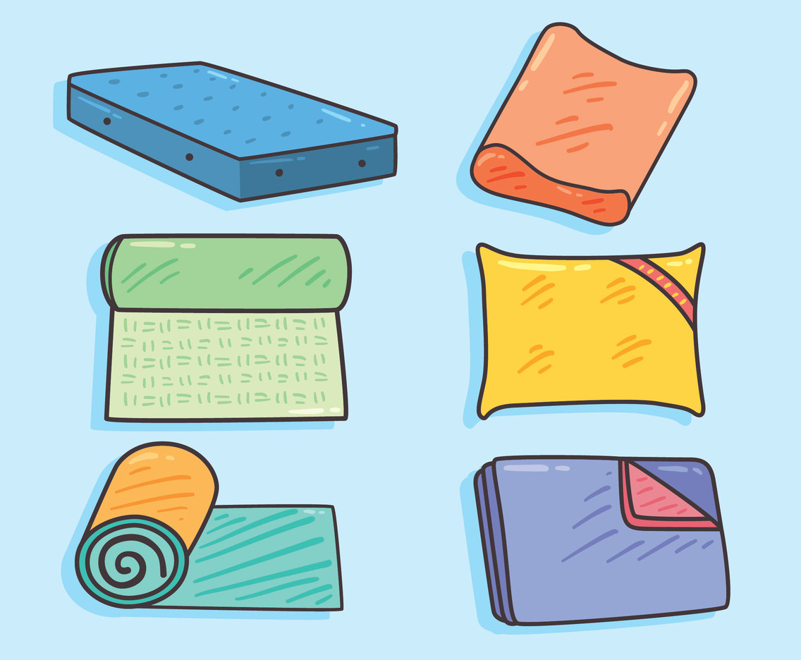 Accessories For Sleeping Vector