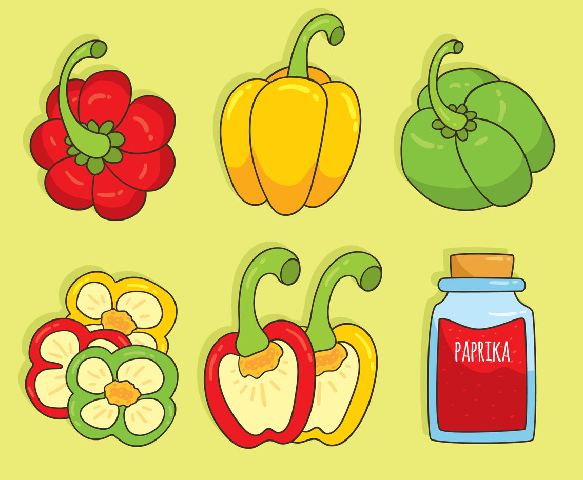 Paprika Collection Vector
