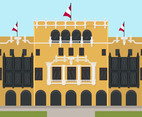 Municipal Palace of Lima Vector