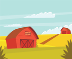 Ranch Farmland Illustration