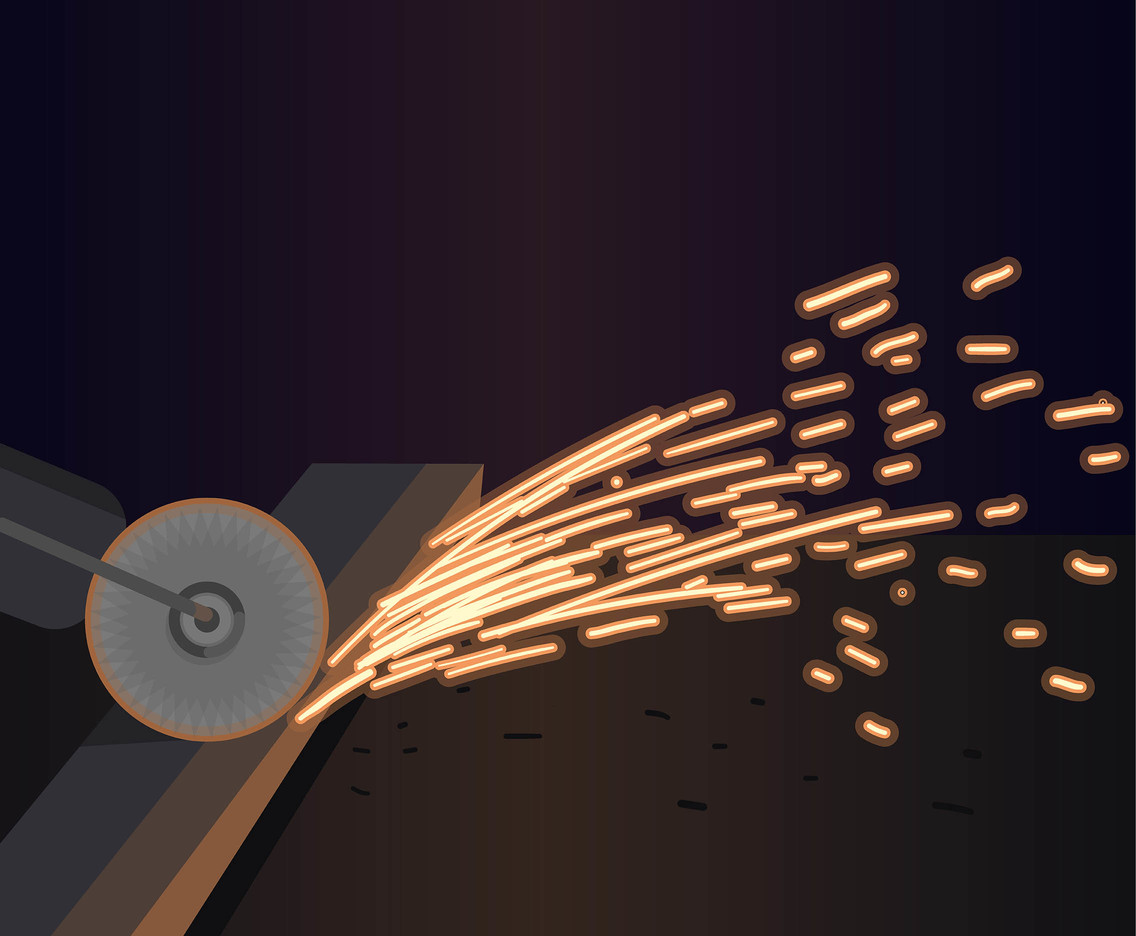Welding Sparks Particles Vector