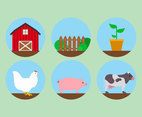 Ranch Icons Vector