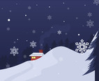 Particles of Snow Vector