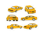 Yellow Cabs Vector