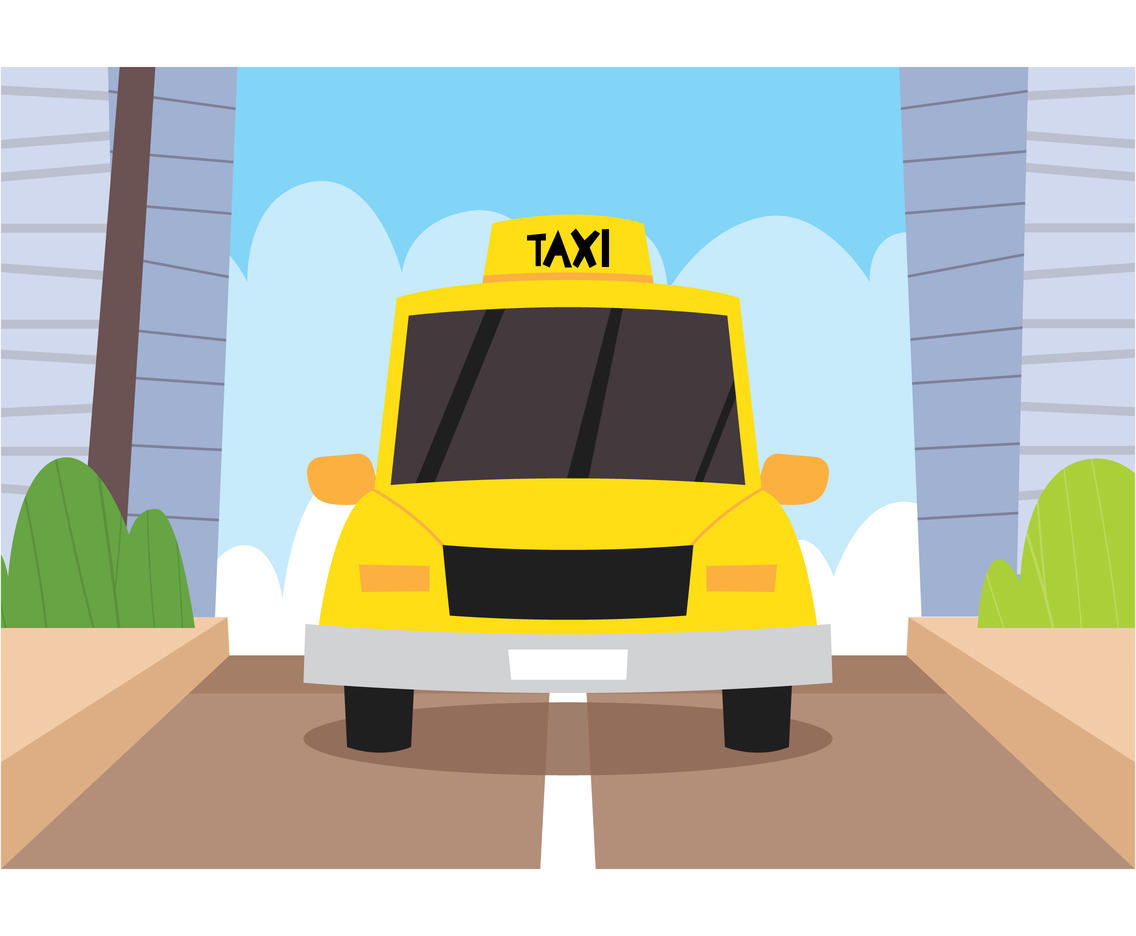 Taxicab In The Street
