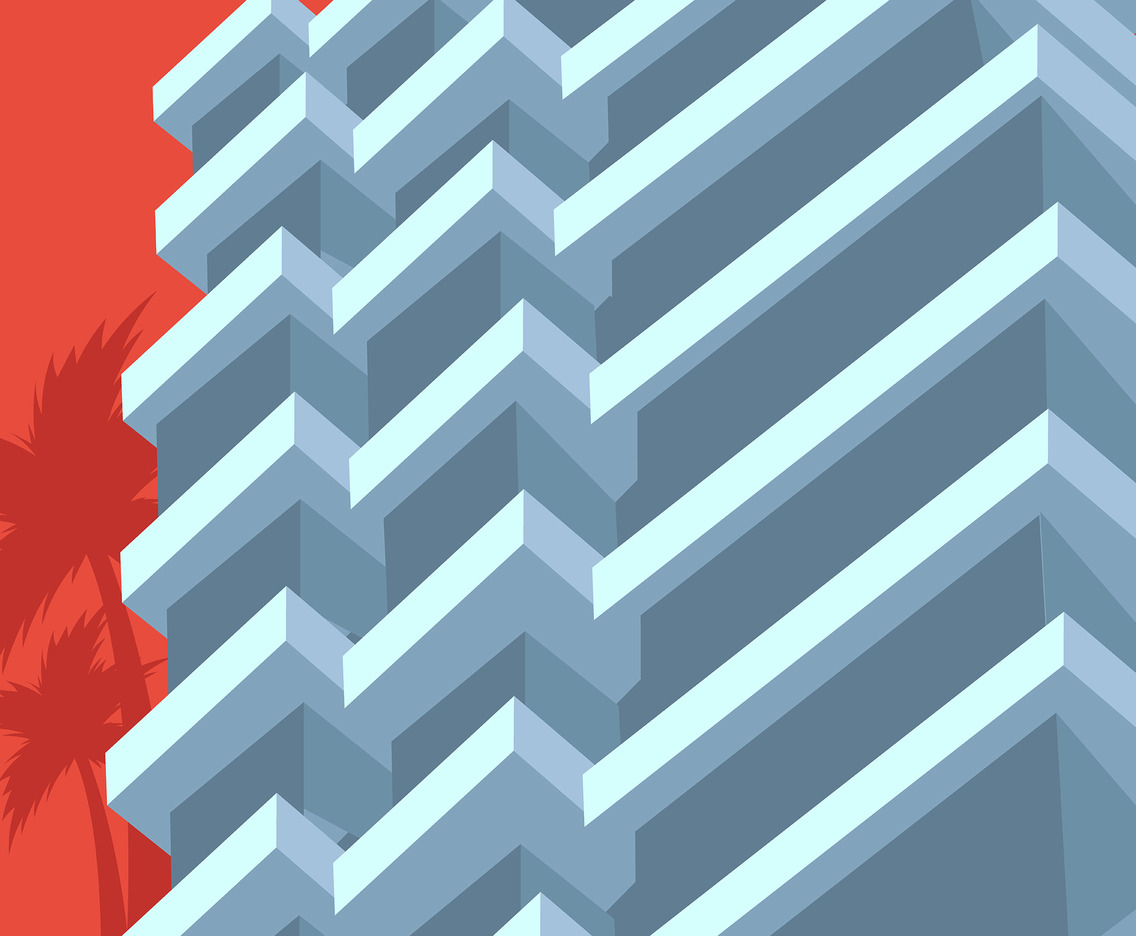 Gray Urban Geometric Vector