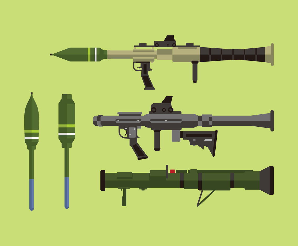 RPG Bazooka Vector