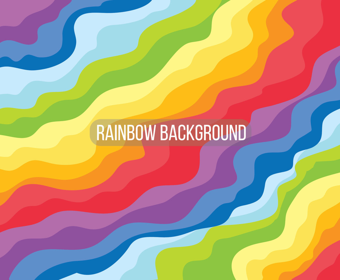 Wave Rainbow Background