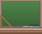 Education Background With Chalkboard Vector