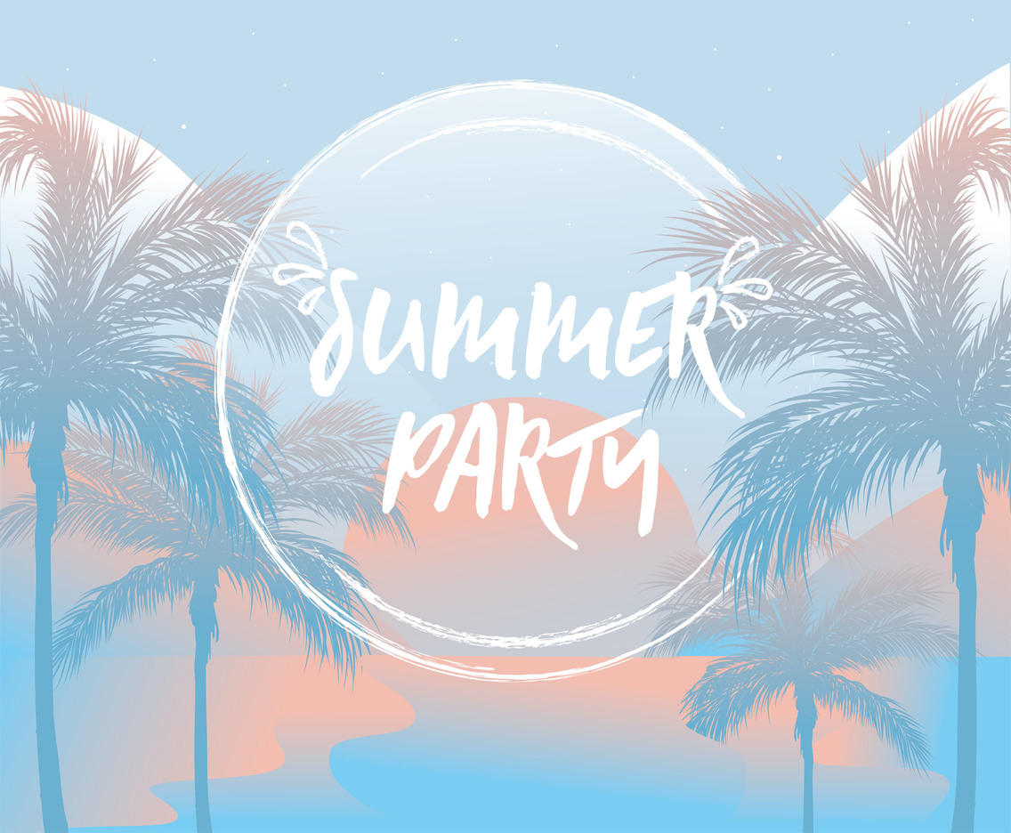 Summer Party Vector Design