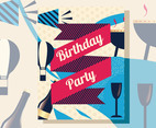 Party Flyer Vector Design