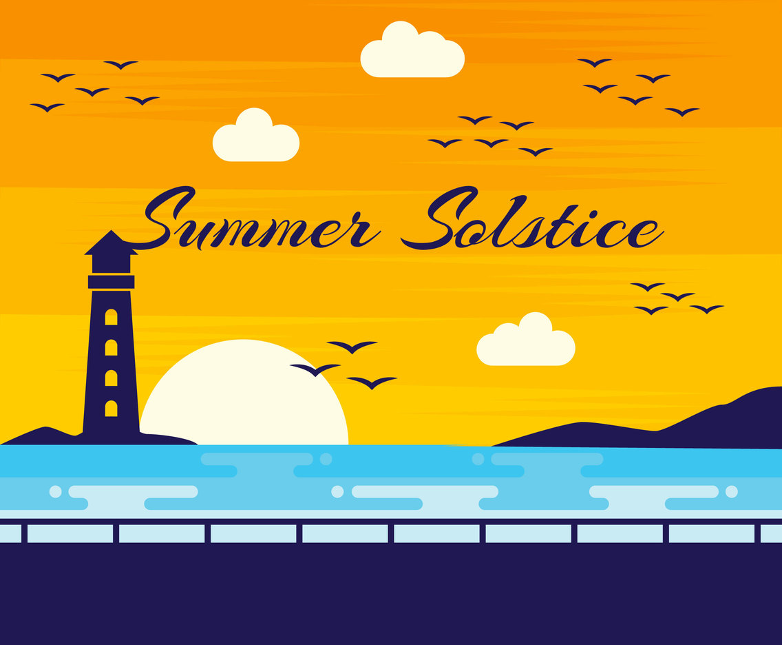 Outstanding Summer Solstice Vectors