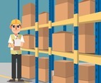 Storage Logistics Vector