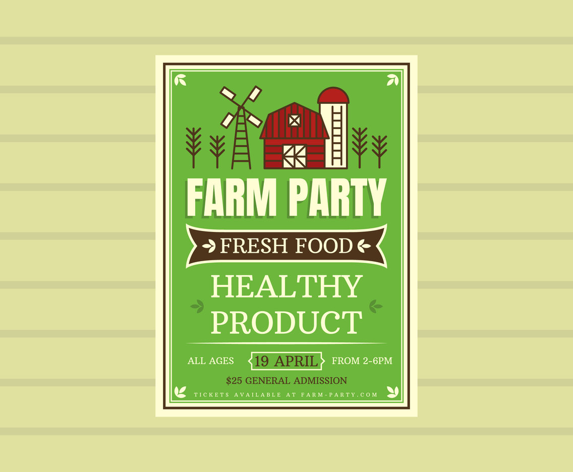 Beautiful Party Flyer Vectors
