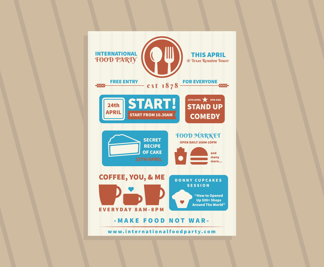 Beautiful Party Flyer Vectors