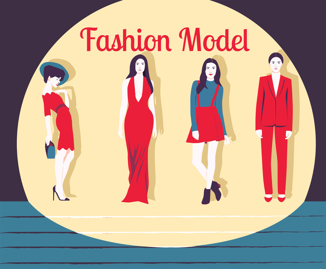 Fashion Model Vector Pack