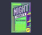 Party Flyer Template Vector