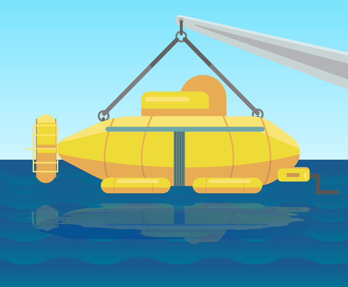 Yellow Submarines Vector