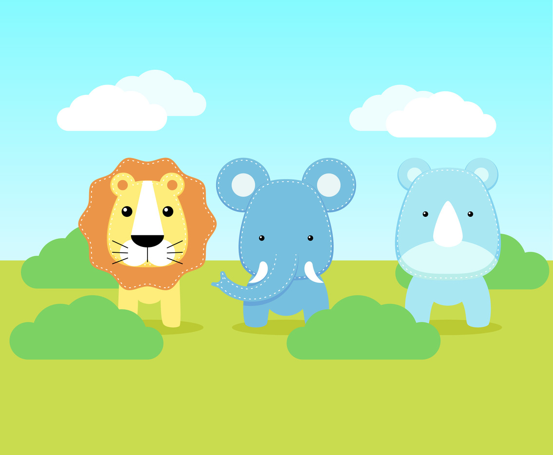 Outstanding Baby Animal Vectors