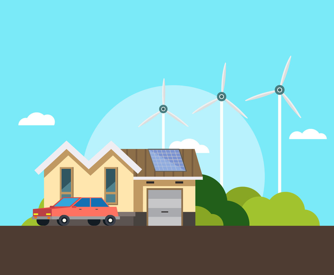 Eco Green Energy Vector