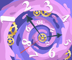 Vortex of Time Backgrounds Vector