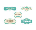 Unique Vintage Labels Vectors