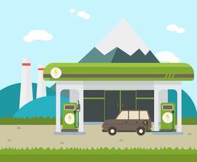 Renewable Green Energy Vector