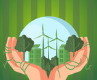 Green Energy Concept Vector